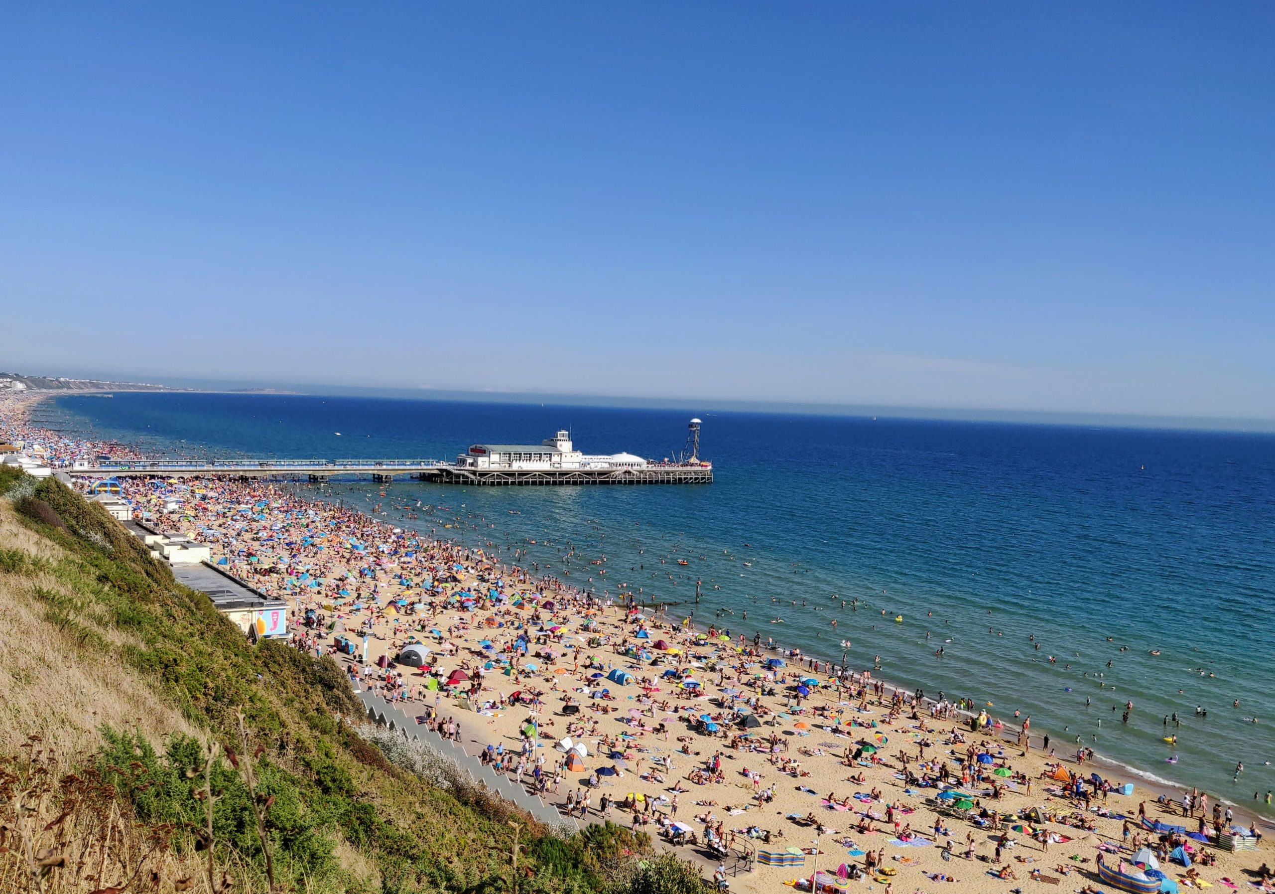 6 playas románticas para enamorados: Bournemouth beach