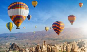Volar en globo en Capadocia